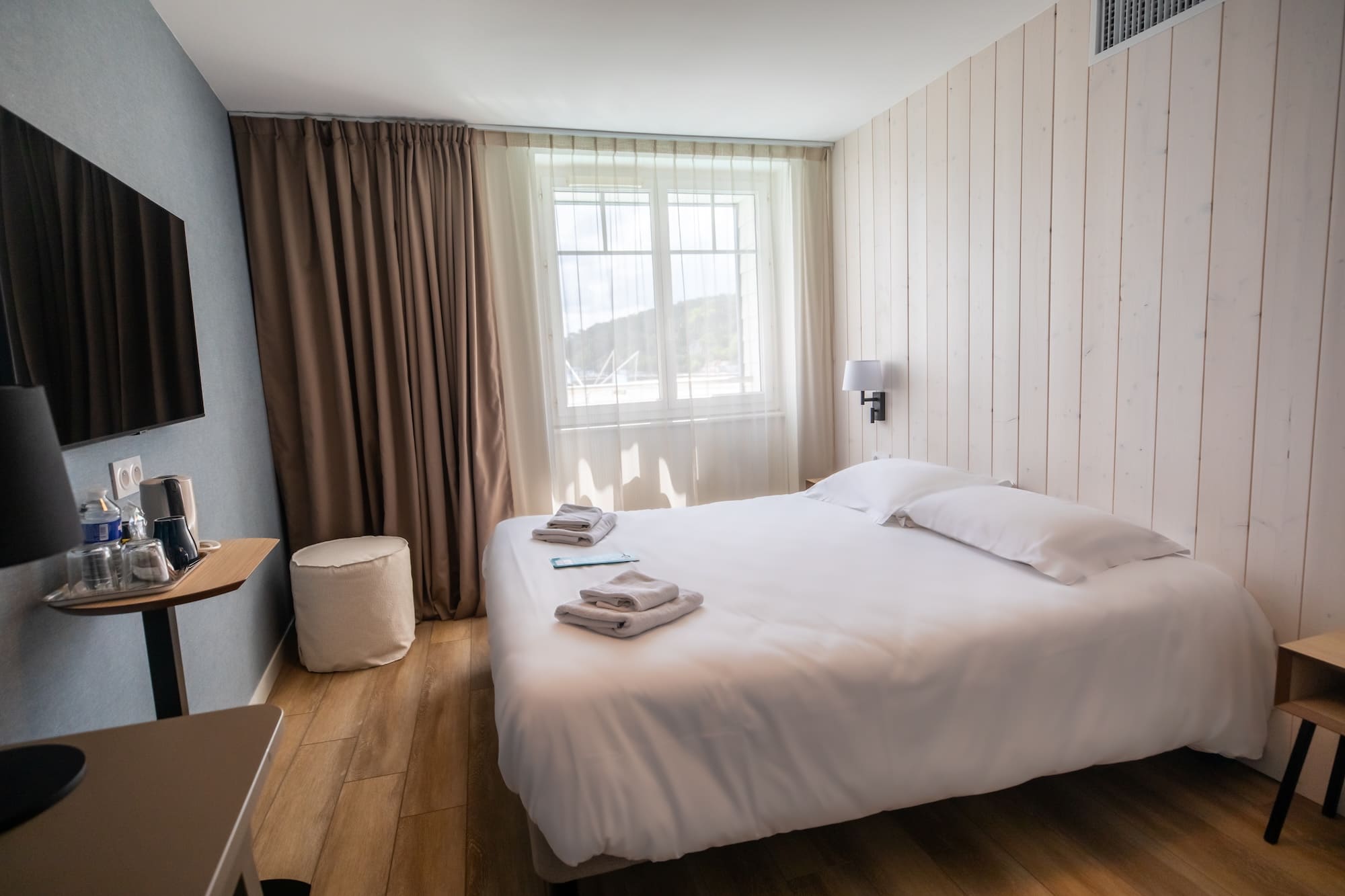 chambre double supérieure vue mer hotel baie du crozon 2